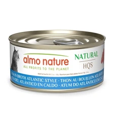 Atlantic Style Tuna in Broth Wet Cat Food 5.29oz 24 Pack High Protein Grain Free