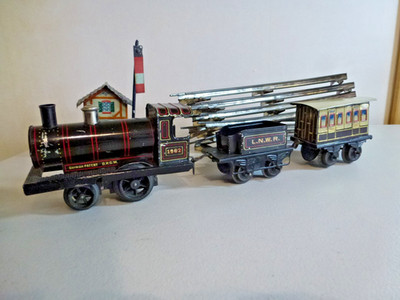 BING GERMANY 0-4-0 No1902 LNWR SCHWARZ C/W PLUS REISEBUS, STELLWERK & GLEIS
