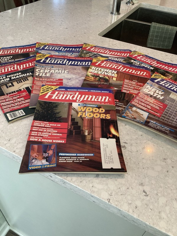 The Family Handyman Magazines/Lot Of 9/1988/A Full Years Worth