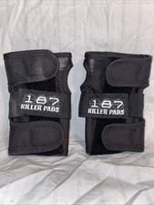 187 Killer Pads Wrist Guards Adult Small Black Skateboarding Roller skating