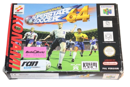 Nintendo 64 Spiel N 64 - International Superstar Soccer 64  - Pal Version OVP