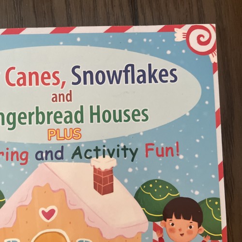 Candy Canes, Snowflakes and Gingerbread Houses Coloring and Activity Fun Book - Picture 3 of 17