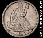 1837 Seated Liberty Half Dime- No Stars- Small Date- Semi Key Better Date #J9077