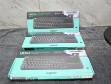 NEW Lot of 3 Logitech K400 Plus Wireless Touch Keyboard 920-007119 SEALED