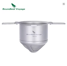 Boundless Voyage Titanium Reusable Coffee Filter Paperless Ti6002P