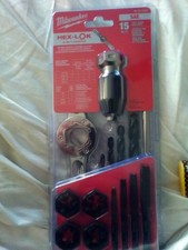 Milwaukee 15pc SAE Tap and Die Set with Hex-Lok 2-in-1 Handle 49-22-5602 (E7)