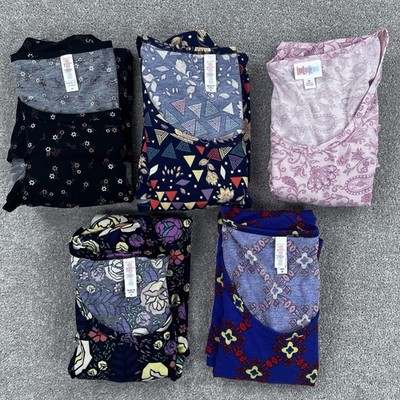 LuLaRoe Shirts (LOT of 5) Womens Medium Perfect-T Simply Comfortable ShortSleeve