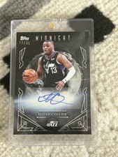 2025 Topps Midnight - Isaiah Collier - Midnight Sun Auto /35 