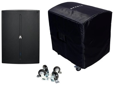 Avante Audio A18S 1600W 18'' Active DJ PA Subwoofer w/DSP/EQ+Casters+Padded Cover