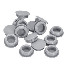 16Pcs Silicone Hole Plug Gray Fit for Bottle Pipes 14.5-15.5mm Inner Diameter