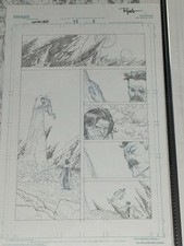 Invincible 73 Original Comic Book Art Conquest Funeral Omni-man Ottley Kirkman