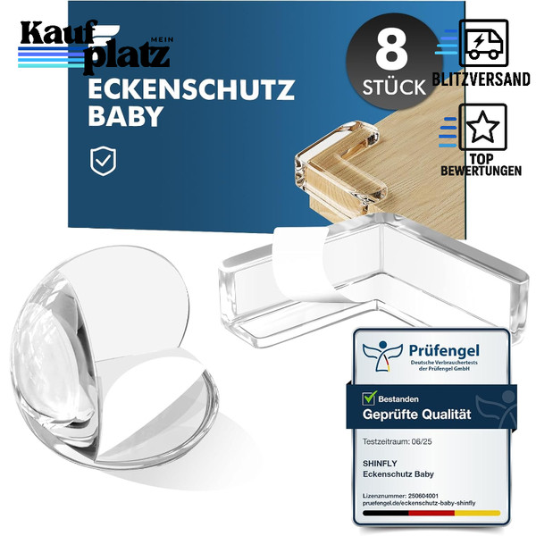 Eckenschutz Baby Selbstklebend Transparent 8 StüCk Kantenschutz FüR MöBel Ecken-image