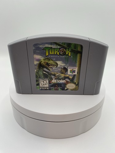 Turok Dinosaur Hunter (Nintendo 64 N64) getestet, nur Cartridge ORIGINAL - Bild 1 von 4
