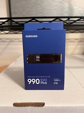 Samsung SSD 990 EVO Plus 4TB, PCIe Gen 4x4 5x2 M.2 2280, Up to 7,250 MB/s