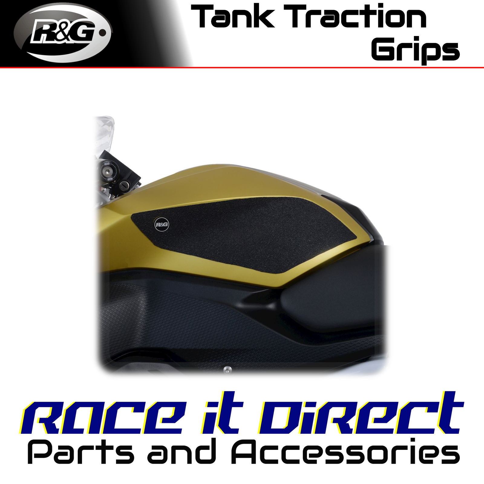 Tank Traction Grips for BMW R1250RS 2019-2025 R&G