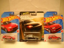 Hot Wheels Premium Fast  Furious 1993 Honda Civic J-Imports '90 EF '92 EG Lot