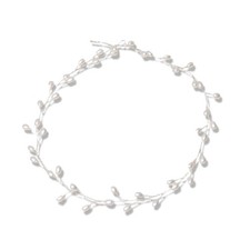 KGCGJVB Wedding Hair Vines Pearl Bridal Headband 1 Count Pack of 1 , Silver