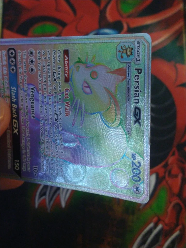 Persian GX - 227/214 - Secret Rare - Unbroken Bonds Pokemon TCG HP - Image 3 of 4