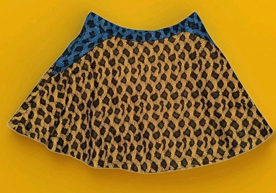 Minifalda inglesa rosa línea A guepardo encaje superposición mediana fiesta gótica Cr60 nueva Foto 2 de 4