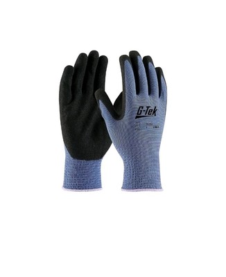 G-Tek GP Nitrile Gloves Blue Dozen (34-500/L). 11pk