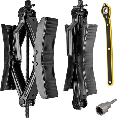 Camper Wheel Chock Stabilizer with Wrench, Premium X Shaped Chocks for... - Imagen 1 de 4