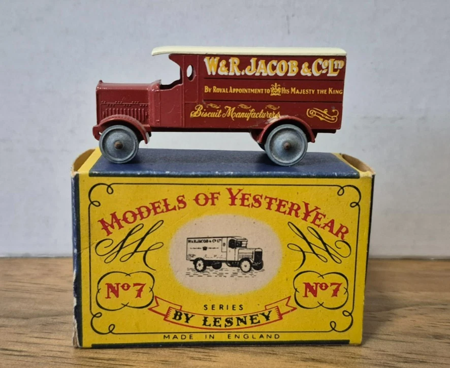 Y 7 1918 4 Ton Leyland Van LKW Models of Yesteryear Matchbox in OVP - Bild 2 von 4