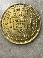 Vintage Forever Gone Showbiz Pizza Arcade Token Excellent Condition
