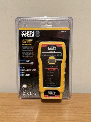 Klein Tools Data Cable Tester VDV526-100 LAN Explorer w/ Remote New Sealed