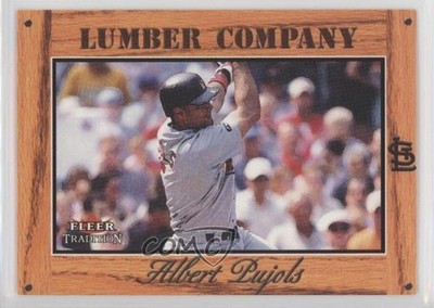 2003 Fleer Tradition Lumber Company Albert Pujols #8LC 0q3