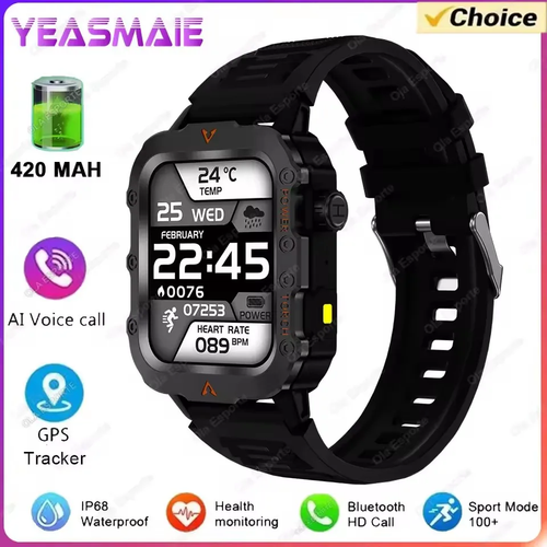 Smartwatch for Men with GPS tracker Outdoor Military Sport Watch, Heart Rate - Zdjęcie 16 z 22