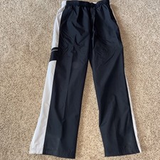 Nike Pants Boys XL Black Nylon Track Side Str...
