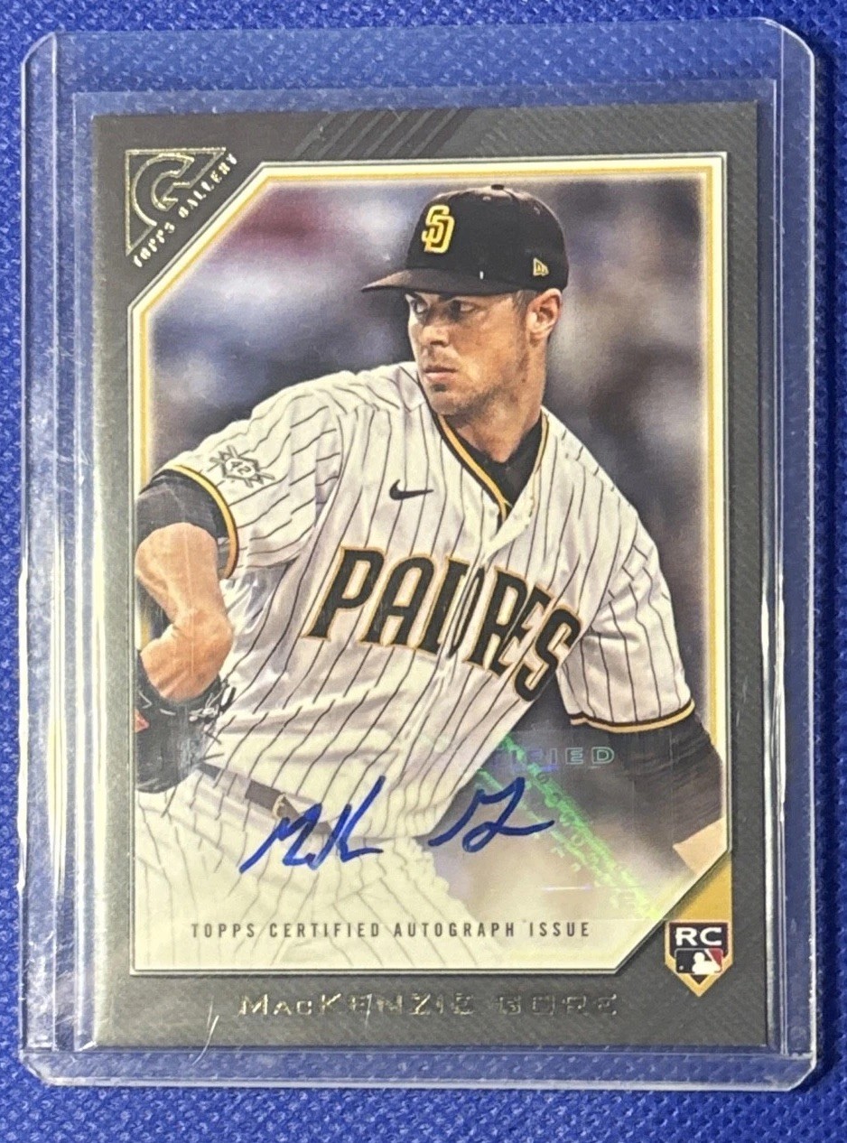 2022 Topps Gallery - Rookie Autographs Mackenzie Gore #RA-MAC (AU, RC)