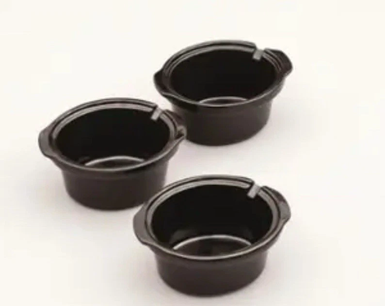 BELLA Triple Olla Lenta y Servidor Buffet 3 x 1,5 QT Gres Acero Inoxidable Foto 3 de 3