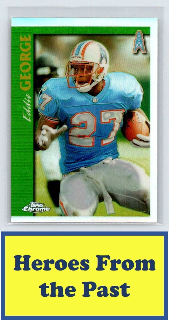 1997 Topps Chrome Refractors #49 Eddie George 068-M