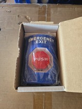 Safety Technology International SS2405EX-En Emergency Exit Push Button Blue