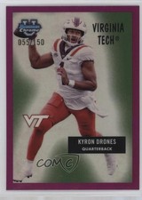 2024 Bowman U Chrome 1955 Football Fuchsia Refractor 55/150 Kyron Drones 1at6