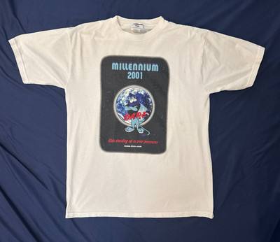 VINTAGE D.A.R.E. 2001 MILLENIUM Y2K T SHIRT L