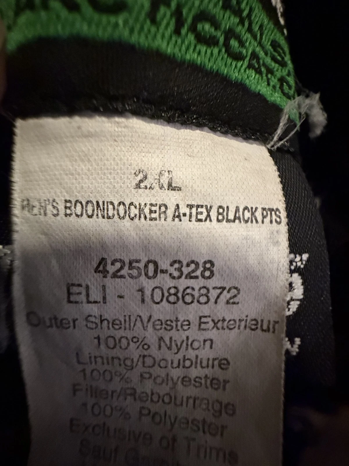 Arctic Cat Boondocker A-Tex Snowmobile Bibs Men's 2XL Black 4250-328 image 4