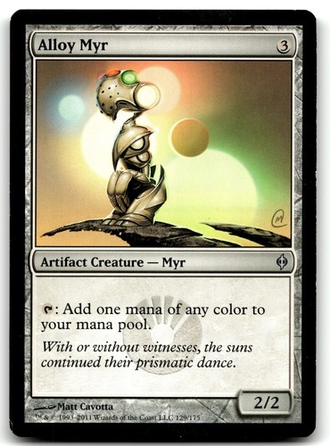 Alloy Myr 129/175 New Phyrexia MTG