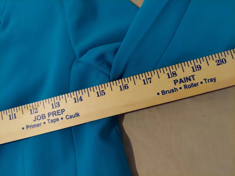 Womens Ann Taylor Jacket Blazer 2P Petite Blue - Image 4 of 4