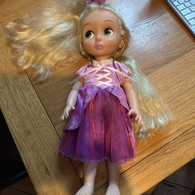 Disney Animators Collection - Rapunzel Kleinkind Mädchen Puppe aus Tangled 16'' gebraucht