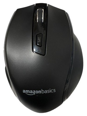 Amazon Basics G6B1-BK Wireless Maus Schwarz kabellos PC Computer
