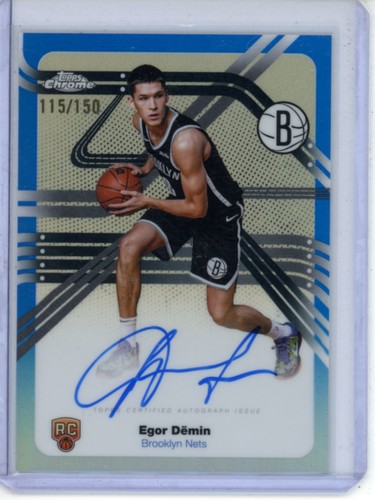 2025 Topps Chrome Egor Dëmin Next Stop Signatures (RAW)