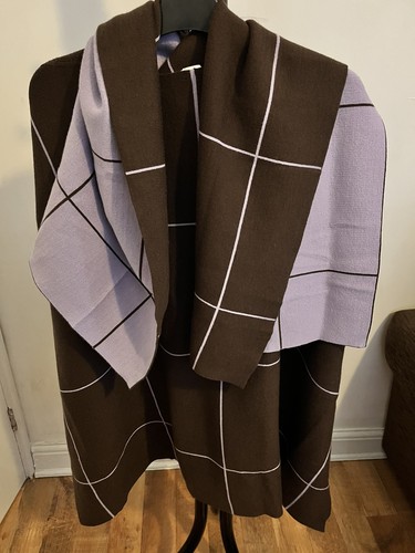 Wynne Collection Schal / Halstuch / Topper - braun / lila M/L - Bild 6 von 7