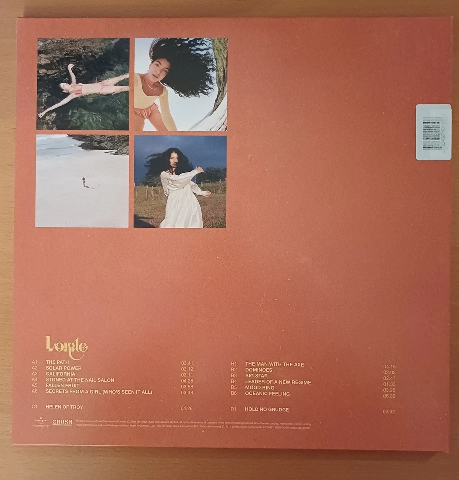 Lorde Solar Power Vinyl/LP + 7'' Picture Single + Signed Lithographie +Poster - Bild 2 von 4