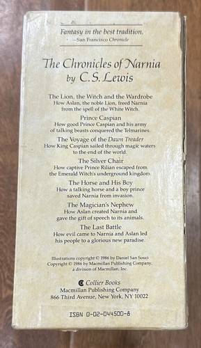 C.S. Lewis "Die Chroniken von Narnia" Set mit 7 Büchern 1986 - Bild 5 von 9