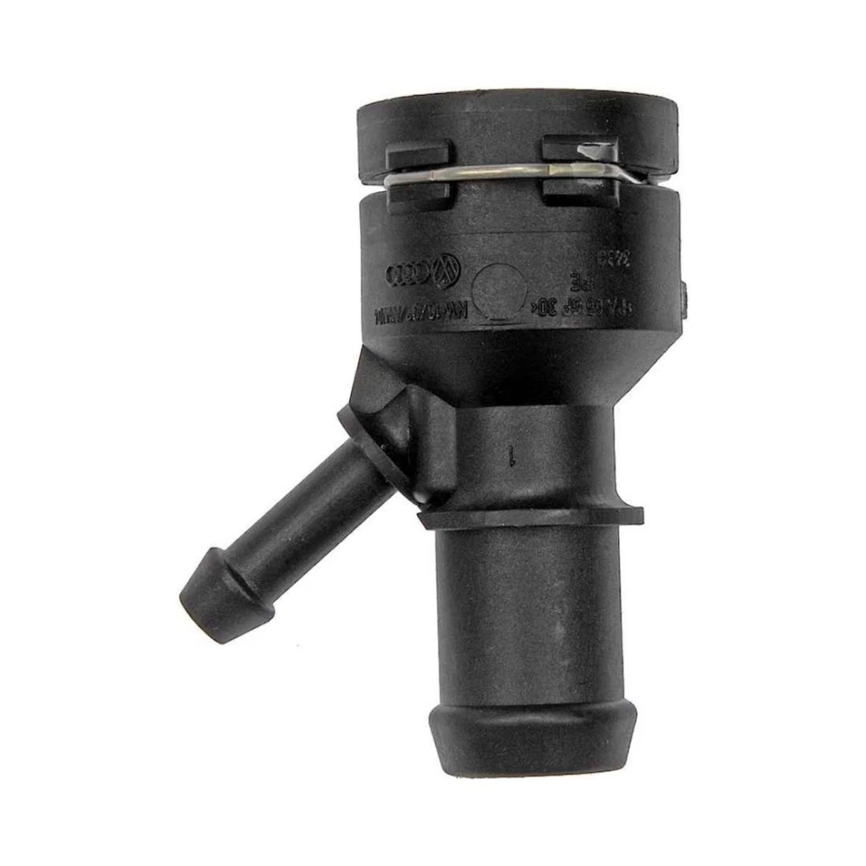 For Volkswagen Rabbit 2006-2009 Coolant Hose Connector | Black Plastic Material - Image 2 of 4