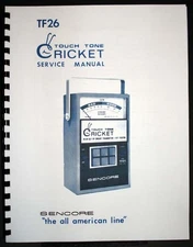 Sencore TF-26 TF26 Cricket Touch Tone FET and Transistor Tester Manual