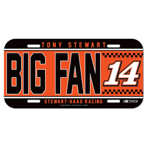 New-NASCAR-Tony-Stewart-14-License-Plate
