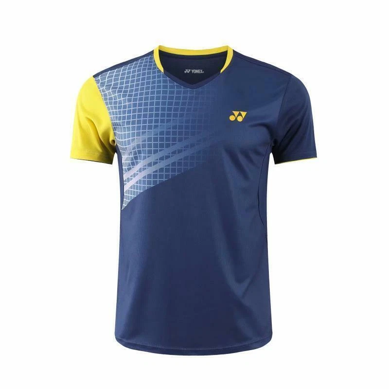 2024 New Men Badminton Short sleeve T-Shirts for Tennis clothes Sport Tops HOT!
